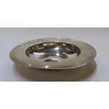 Antique British silver armada plate 10 cm in diameter. 50 grams