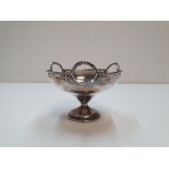 Antique silver bon bon dish, 60 grams