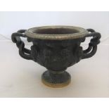 19thC (French) Susse Freres foundry of Paris - finely cast trophy cup after the ancient Greek