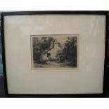 Bernard Eyre WALKER (1886-1972) etching "Dove Cottage, Grassmere", signed and inscribed in pencil,