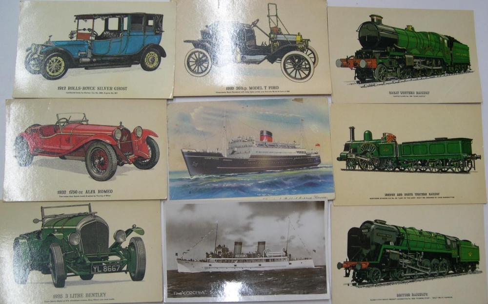 12 British resort souvenir booklets & approx 150 20thC postcards & approx 40 small cigarette cards - Image 7 of 8