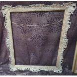 1 large ornate gesso frame, some losses. Internal measurements - 83 x 62.