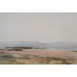 Joseph William CAREY (Ireland 1859-1937) watercolour "Extensive Irish estuary landscape", signed,