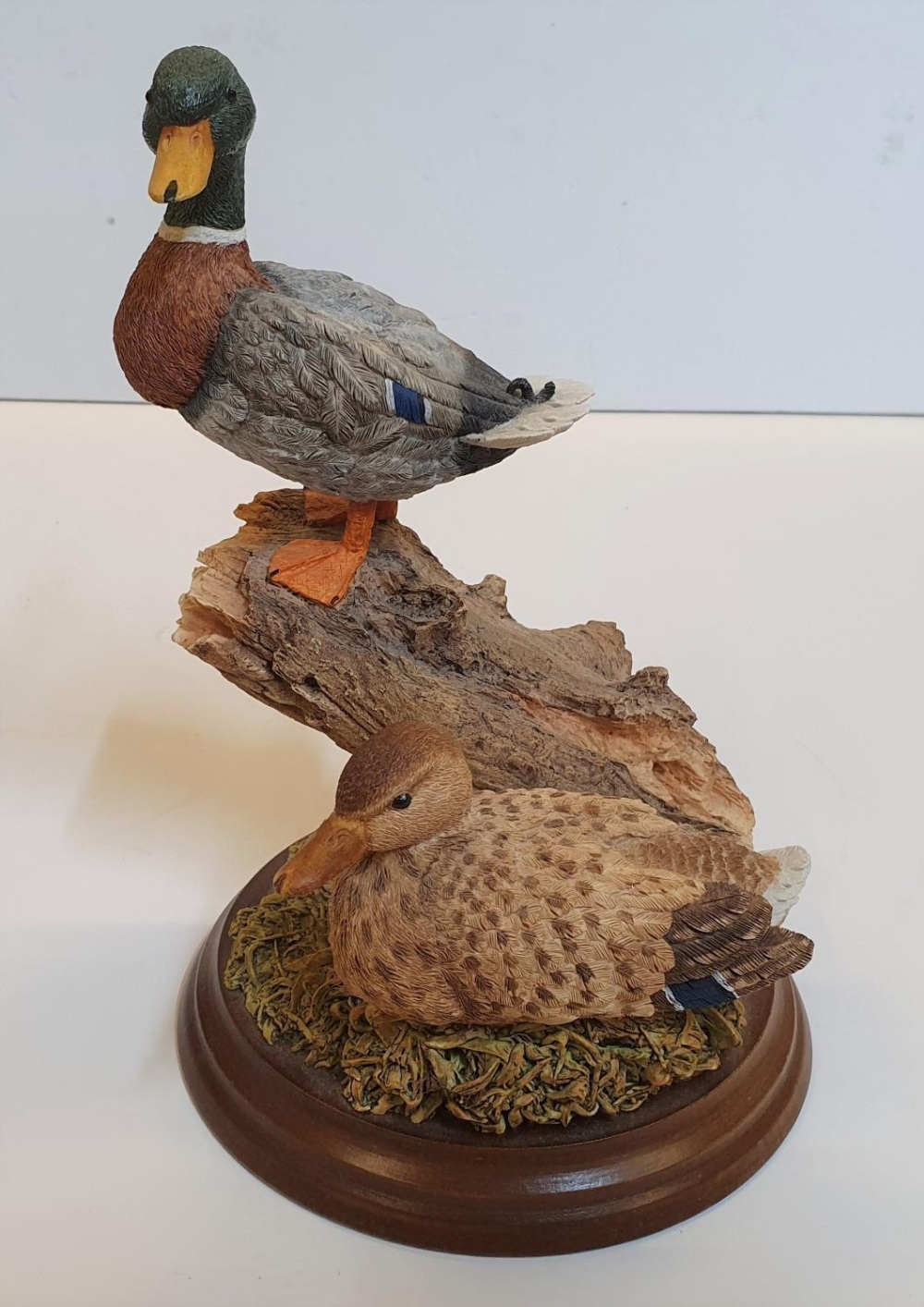 2 good quality, hand painted Duck ornaments - Image 4 of 7