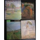 12 hardback books on Impressionism, Post-Impressionism etc