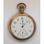 Hamilton Watch Co, Lancaster PA 1911 Railroad pocket watch, 17 jewels, with nicely engraved back