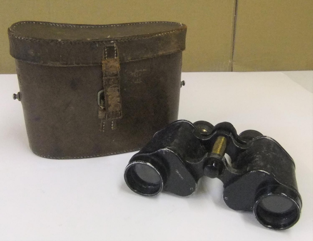 WW2 era binoculars by T French & sons - Image 2 of 2