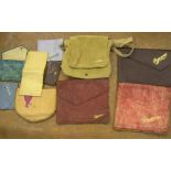 Collection of ladies vintage pyjama & glove bags etc (10)