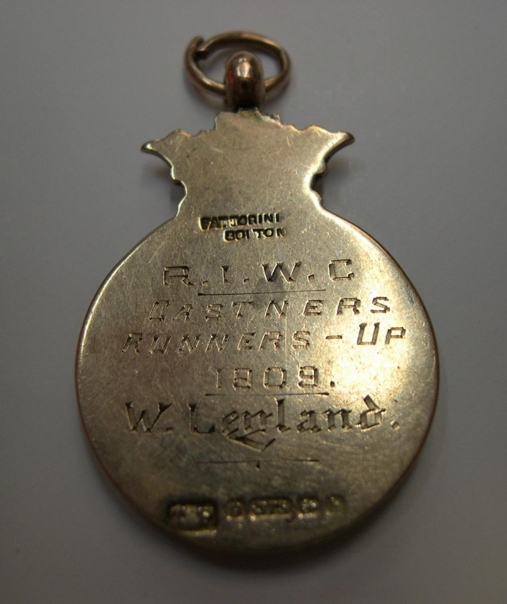 9ct yellow/rose gold medal, Birmingham 1909 5 grams - Image 2 of 3