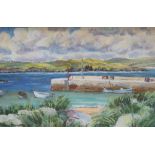 Patric STEVENSON (1909-1983) 1964 oil on card, "Port-Na-Blagh, Co Donegal", signed, original label