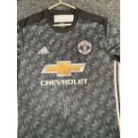 Juan Mata - Signed Manchester United 2017 Away Shirt with COA