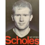 Paul Scholes "My Story" signed copy with COA