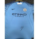 Gabriel Jesus - Signed Manchester City 2018 Home Shirt with COA