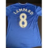Frank Lampard - Signed Chelsea 2013 Home Shirt with COA