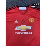 Ole Gunnar Solskjaer - Signed Manchester United 2018 Home Shirt with COA.