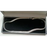 Chunky gents sterling silver necklace, 45 cm long, 48.2 grams, comes with own box