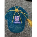 Paul Gascoigne - Signed England Replica Cap (Signature faded) with COA