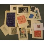 Large collection of Eddie Bianchi (Newcastle-Upon-Tyne active 1975-1995) prints, etchings, lithos