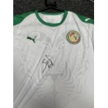 Sadio Mane - Signed Senegal 2018 Home Shirt with COA