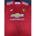 Luke Shaw - Signed Manchester United 2017 Home Shirt with COA