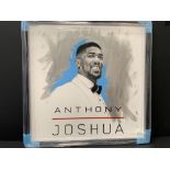 Anthony Joshua - Framed Unsigned Artwork on Canvas. 38.5x38.5x2.5 inches