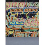 Shaun Ryder - Black Grape - Fat Neck, Signed Album cover with unsigned album with COA
