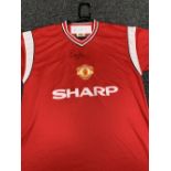 Bryan Robson - Signed Manchester United 1984 Number 7 Retro Shirt with COA.