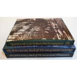 3 Folio Society books - 100 Greatest Photographs, 100 Greatest Paintings and Travels of a