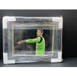 Craig Gordon - Framed Signed Photo, Black Frame. Green Mount with Gold Trim 22.5x17.5x1.5 inches