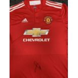 Paul Pogba - Signed Manchester United 2017 Home Shirt with COA