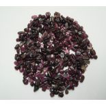 Huge amount of polished Garnet cabochons approx 52 grams