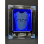 Bernado Silva - Framed Signed Shirt 2018 with COA ,Black frame and mount in 3D with blue LED