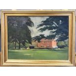 Circle of Paul Ayshford METHUEN (1886-1974) oil on board, "The old country house", unsigned, wood