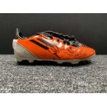 A signed David Silva Football Boot with COA