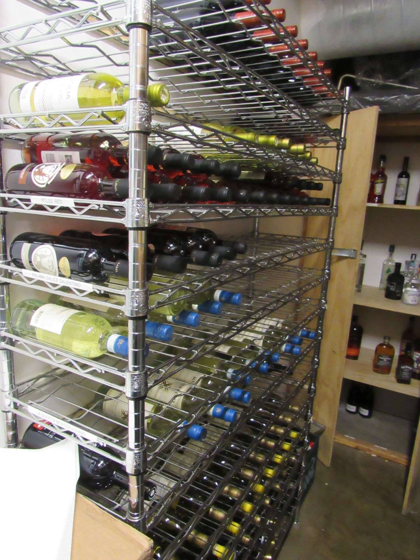 Lot Breakroom Table, Lockers, Ladder, Large Trunk, Clothing Rack & 3-Assorted Wire Racks (No Alcohol - Image 3 of 5