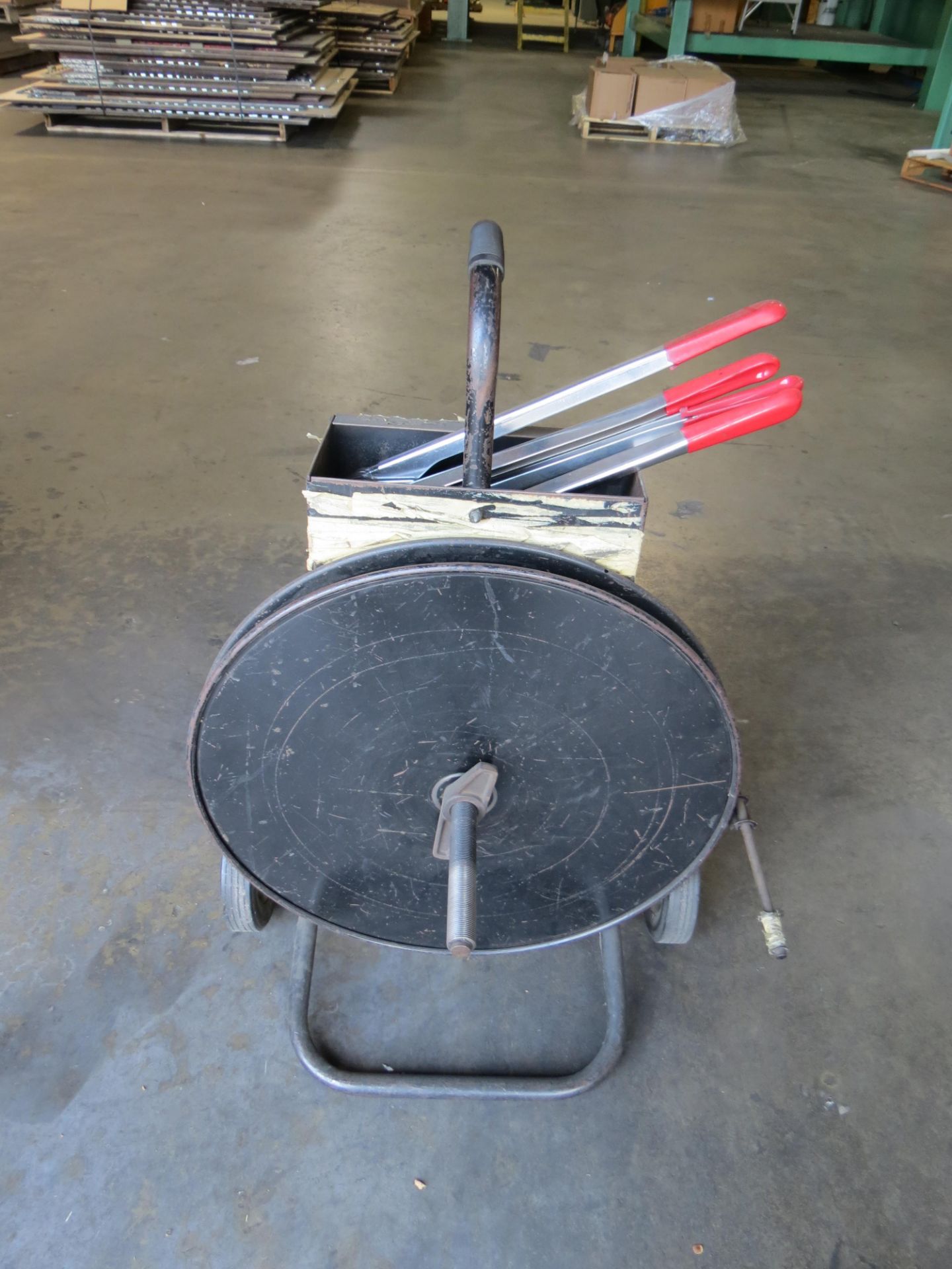 Strapping Cart With Strapping Tools