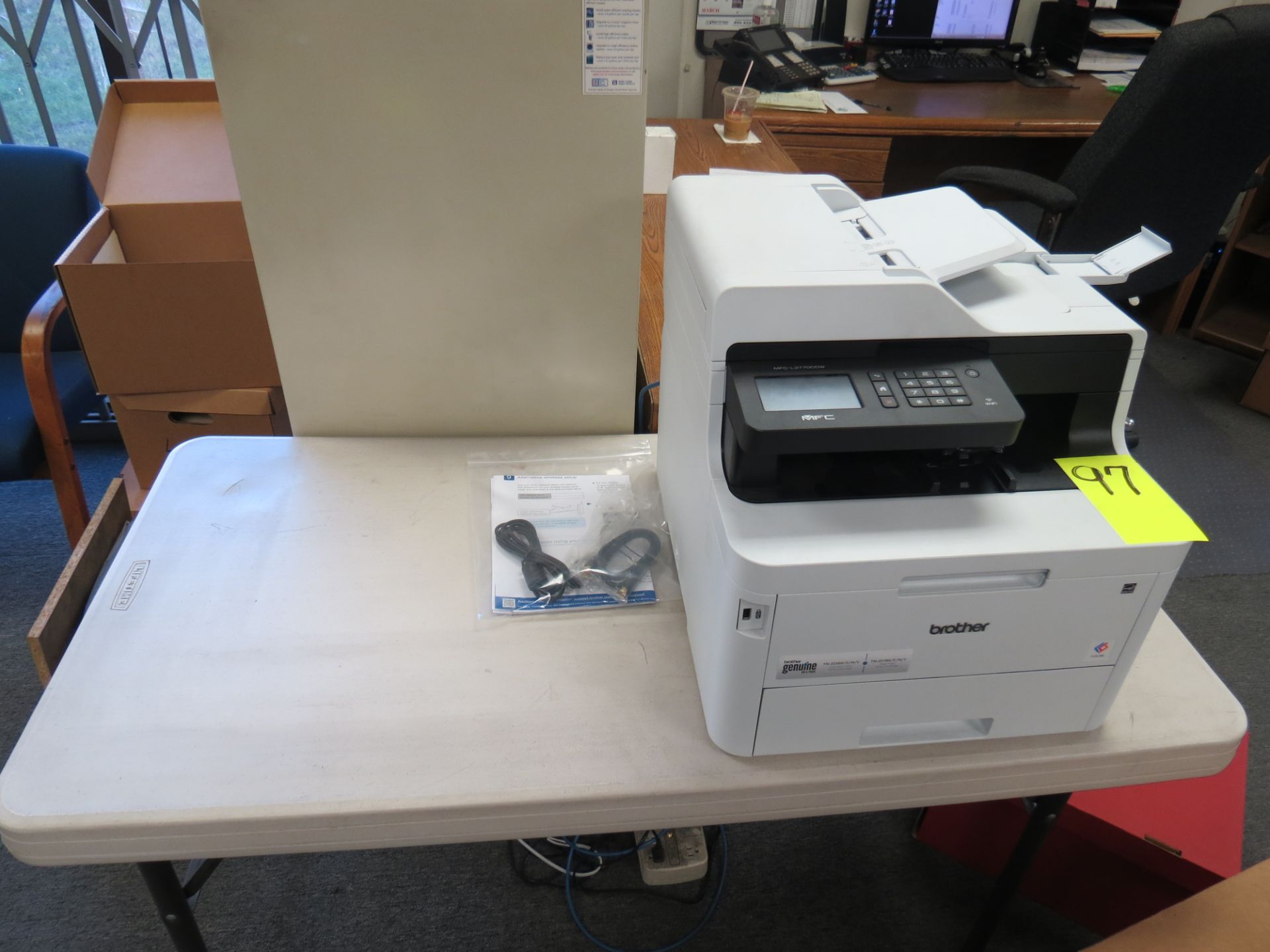 Brother MFC Printer with Small Folding Table