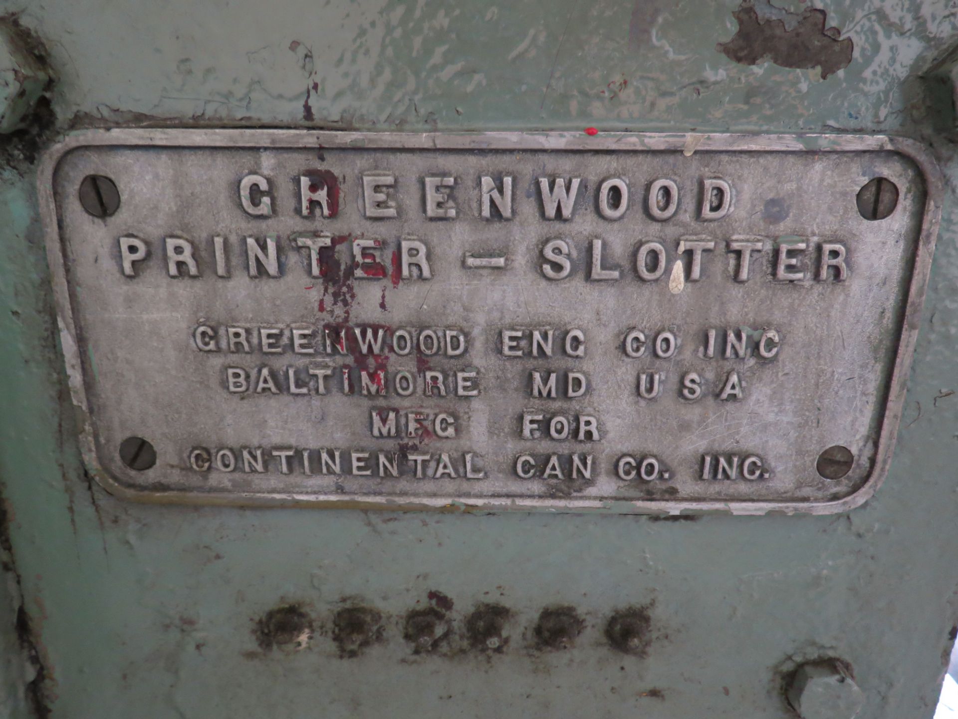 Greenwood Printer-Slotter 50 x 103" - Image 5 of 7