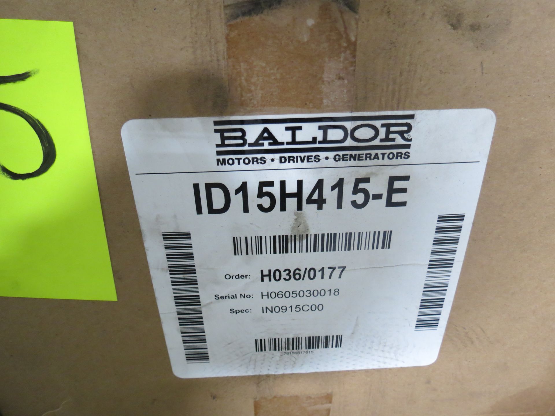 Baldor Series 15H Inverter Control - Image 3 of 3