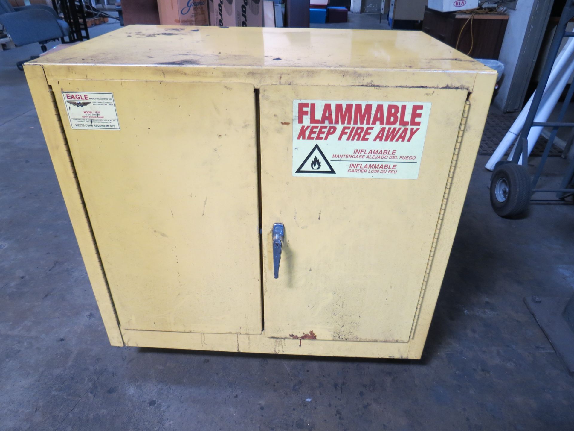 Yellow Flammable Storage Cabinet