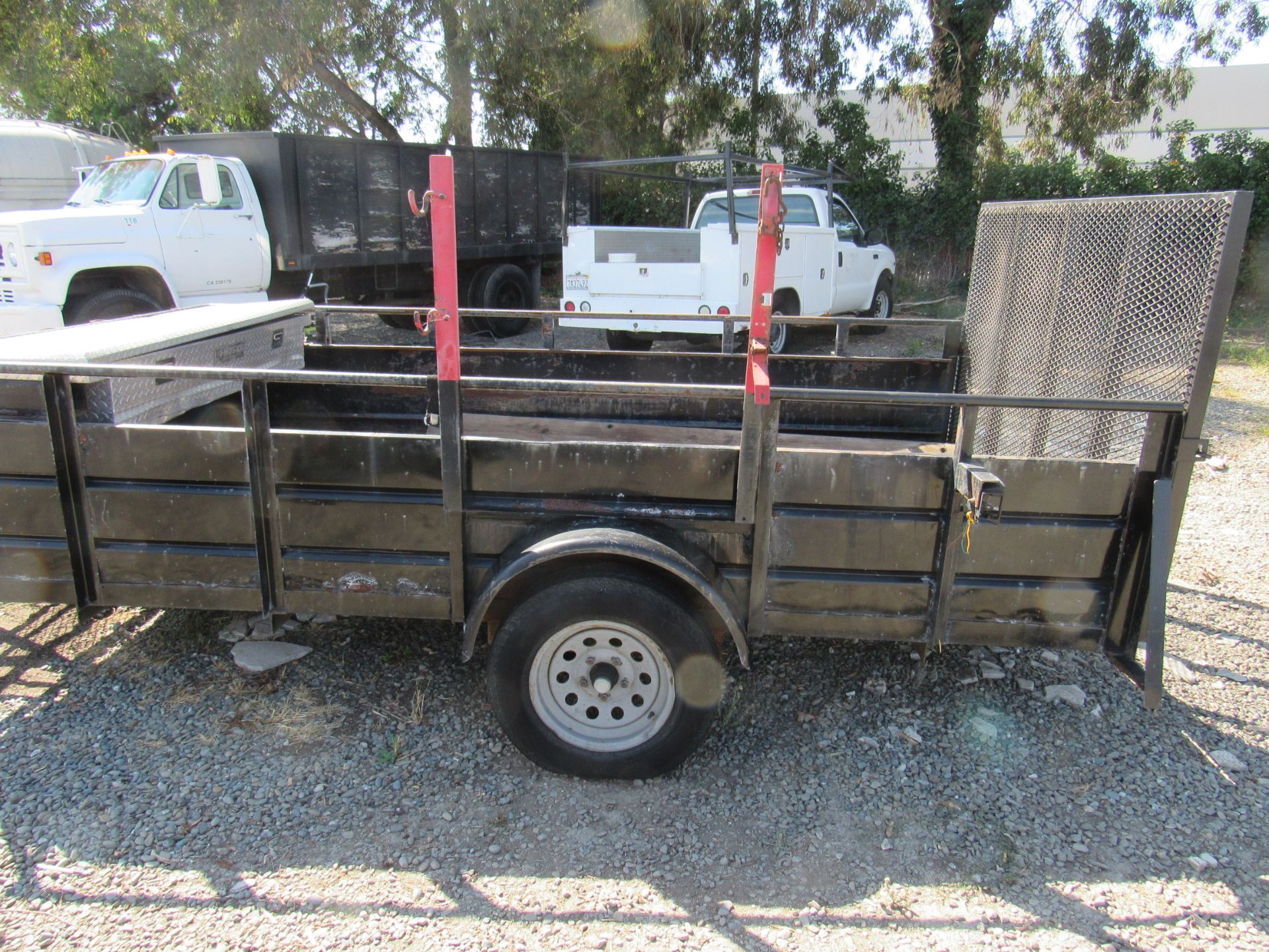 2008 6'X12' Carson Landscape S/A Utility Trailer, Lic. 4KA4490, VIN: 4HXLS12108C140546 (Location - Image 2 of 4