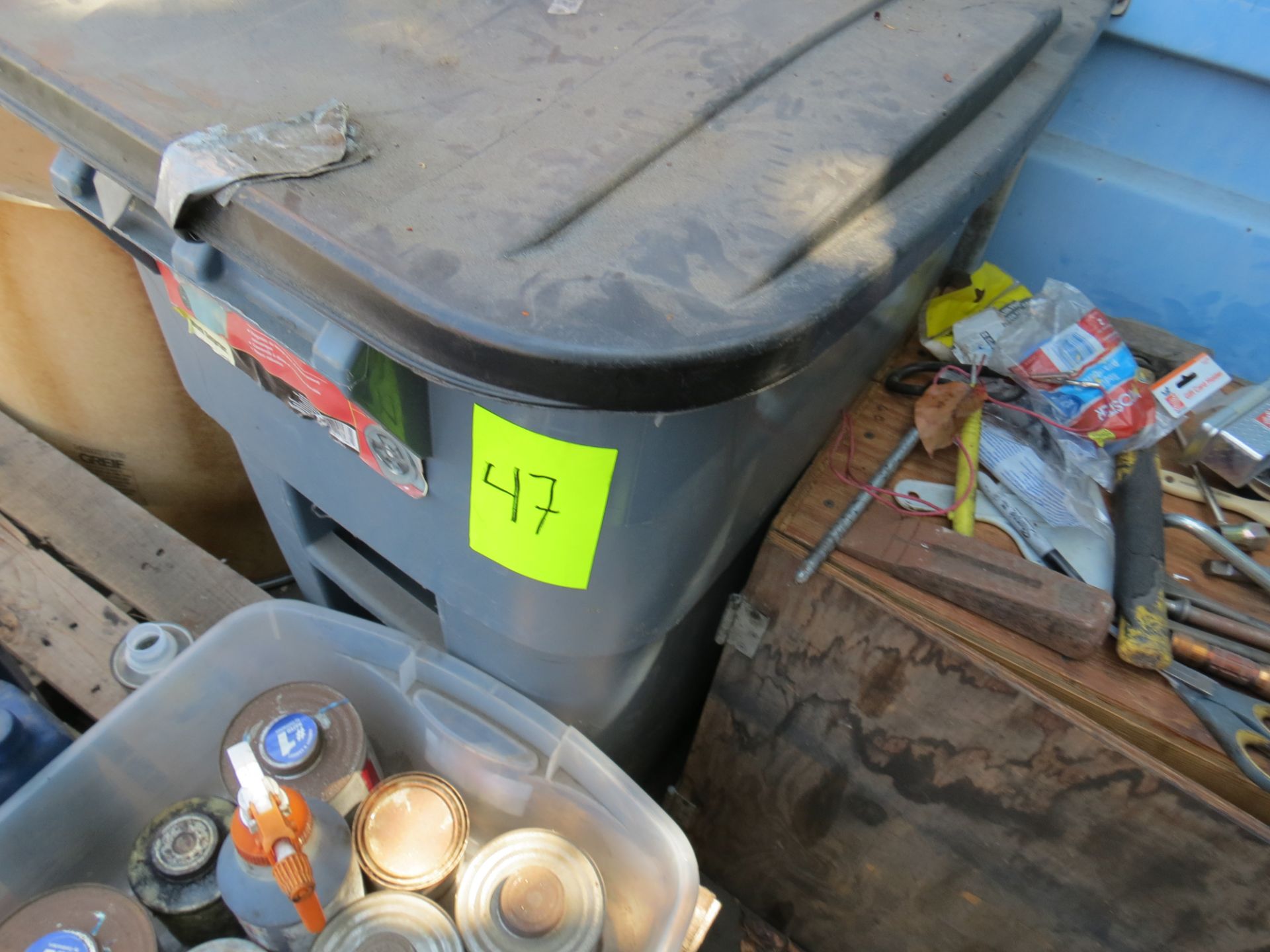 LOT FLOTATION DEVICES IN PLASTIC RUBBISH CONTAINER - Image 2 of 2