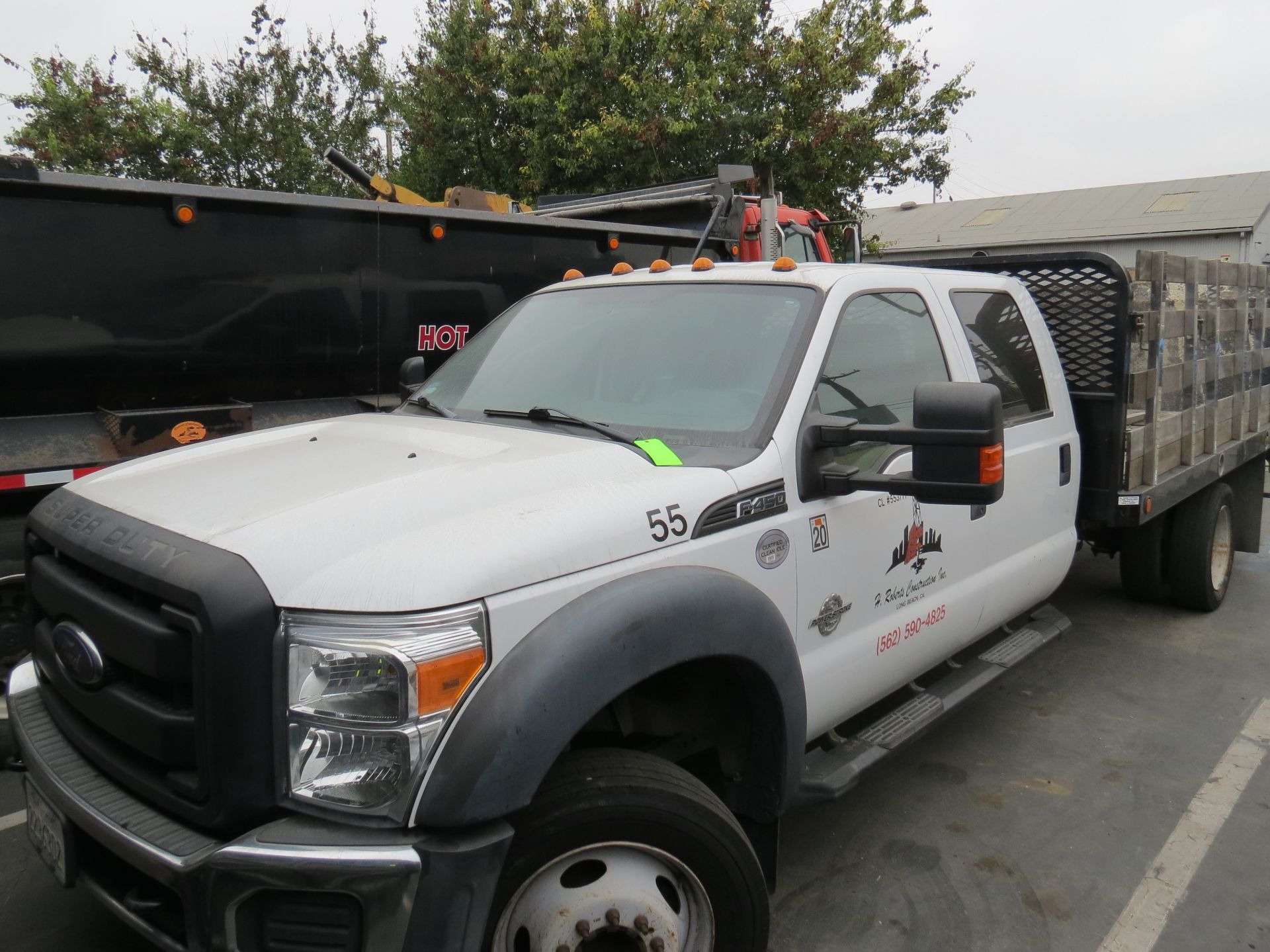 2015 Ford F-450 SUPER DUTY STAKE BED TRUCK, WITH LIFT GATE, SUPER CREW CAB , 6.7 POWER STROKE DIESEL - Image 10 of 34