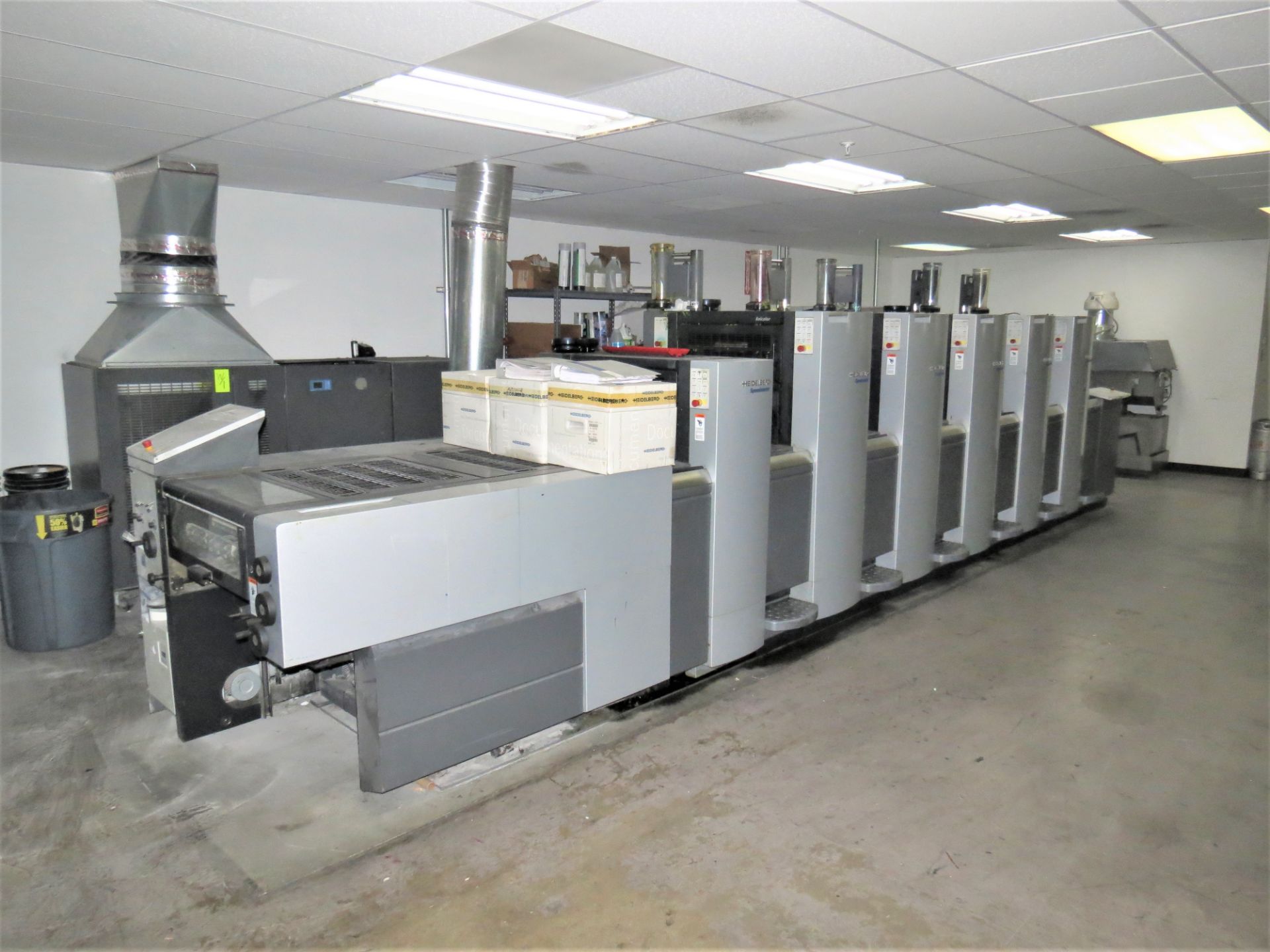 2011 Heidelberg SM52 Anicolor Five Color Plus AQ 5+L Off Set Press, S/N GS000831