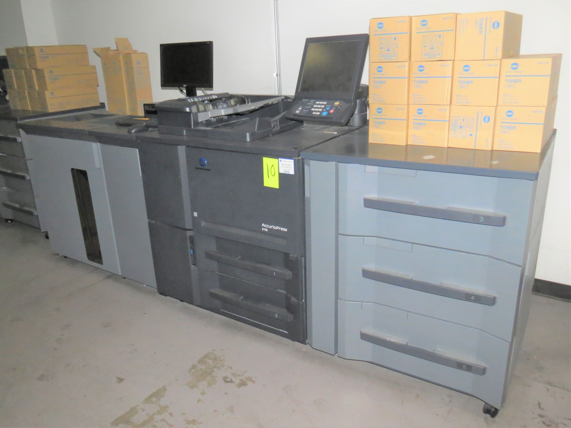 Konica Minolta Bizhub Pro 6136 Black and White Digital Press, Total Count 15,178,327 Subj. to Conf.