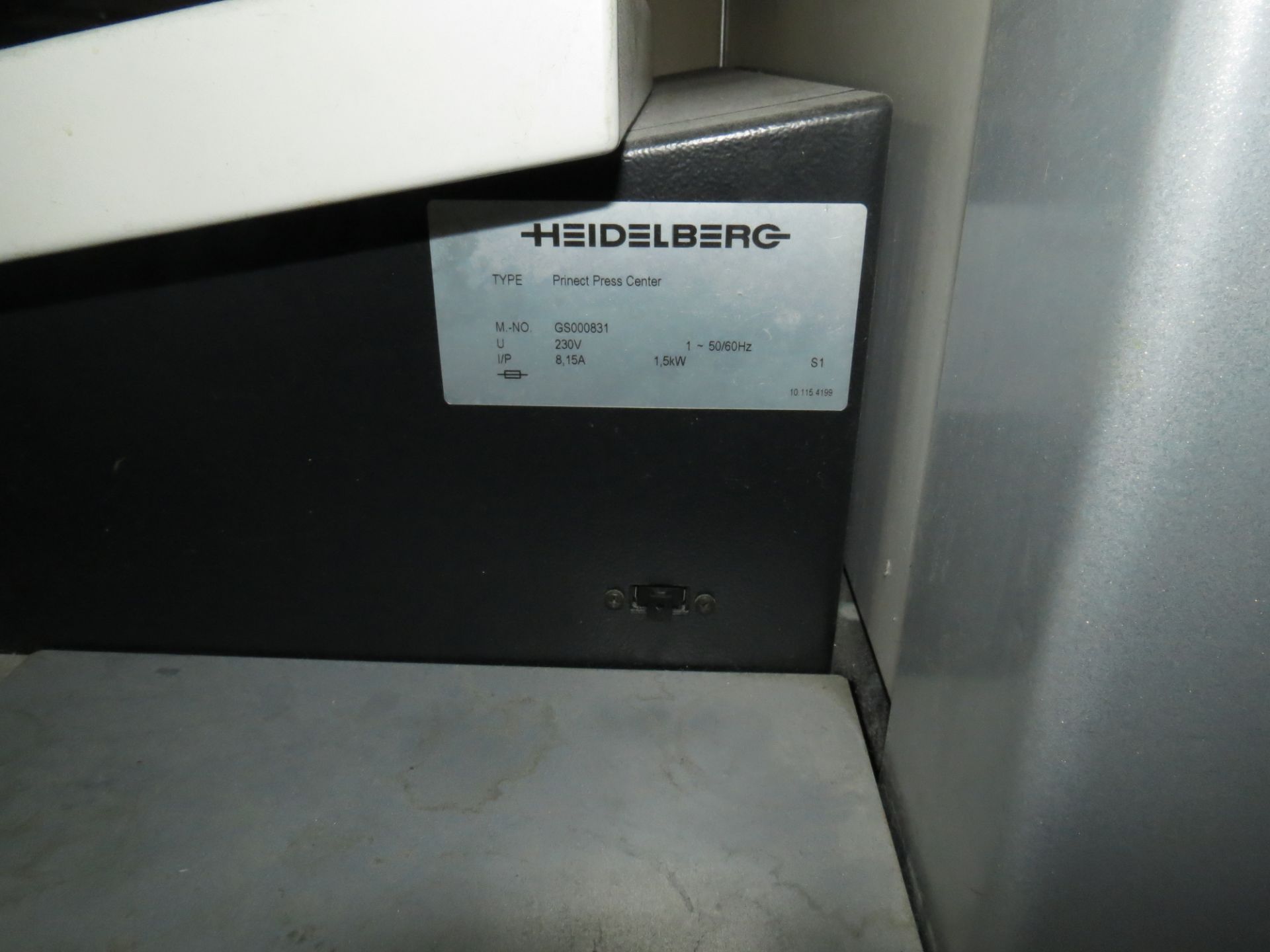 2011 Heidelberg SM52 Anicolor Five Color Plus AQ 5+L Off Set Press, S/N GS000831 - Image 15 of 15