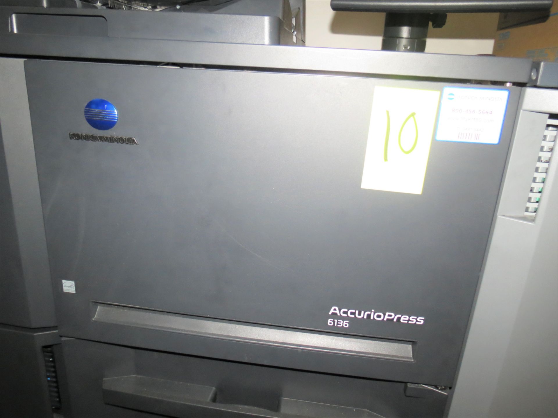 Konica Minolta Bizhub Pro 6136 Black and White Digital Press, Total Count 15,178,327 Subj. to Conf. - Image 2 of 11