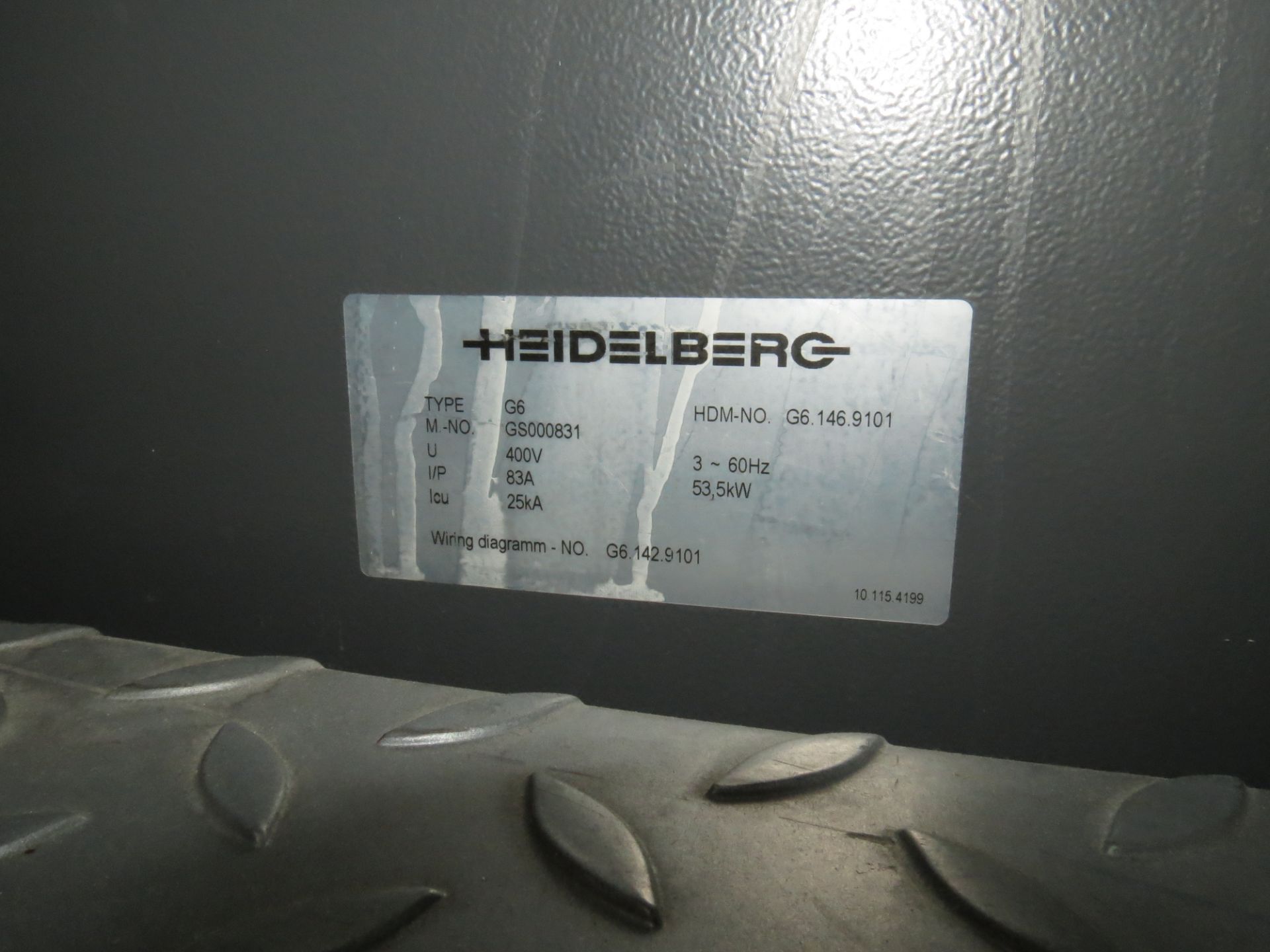 2011 Heidelberg SM52 Anicolor Five Color Plus AQ 5+L Off Set Press, S/N GS000831 - Image 14 of 15