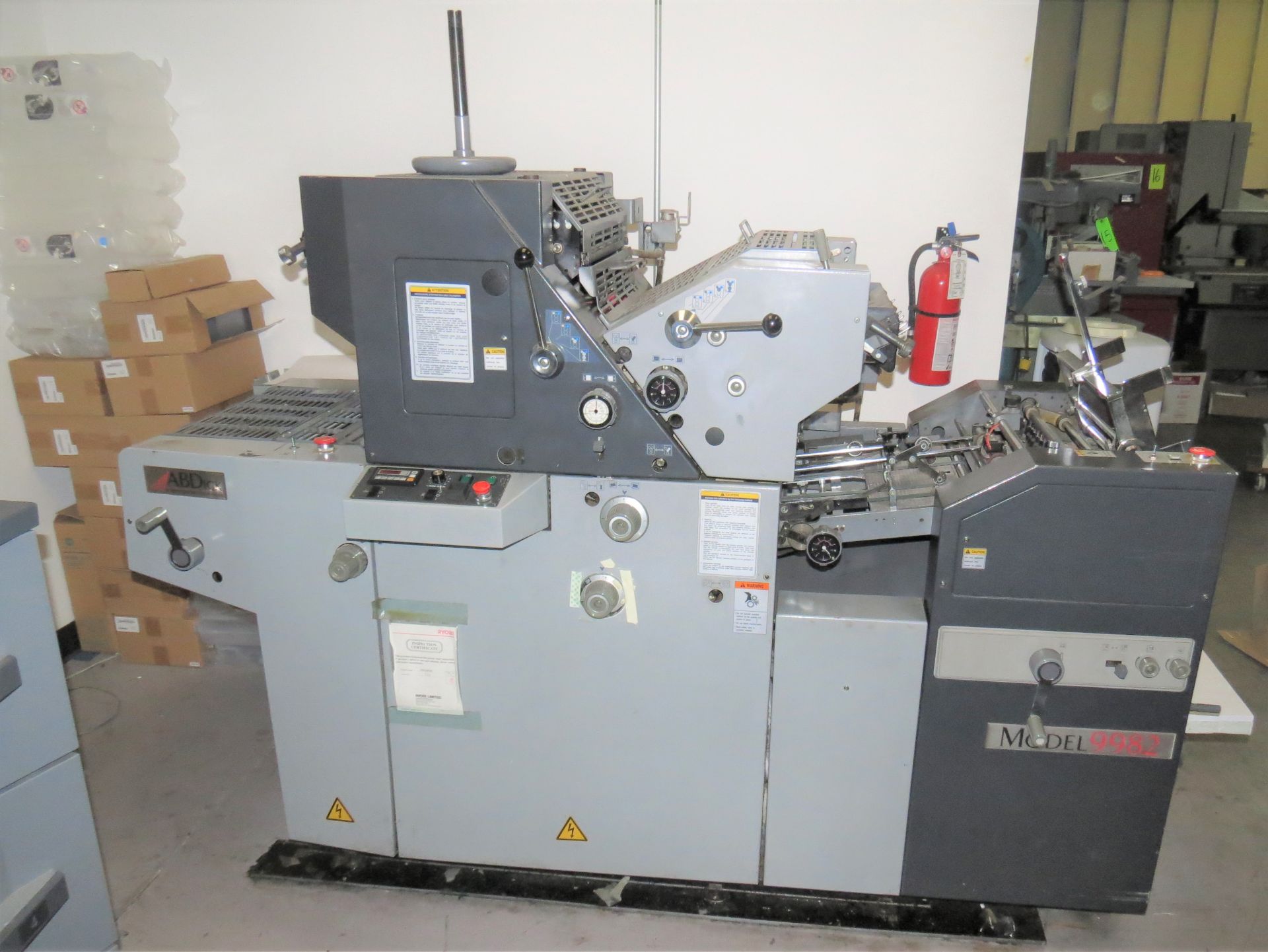 AB Dick 9982 Small Offset Press - Image 2 of 6