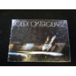 Rolex oyster quartz pamphlet - 1984